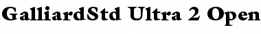 ITC Galliard Std Ultra Font
