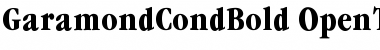 Garamond CondBold Font