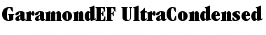 GaramondEF UltraCondensed Font