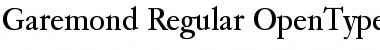 Garemond-Regular Regular Font