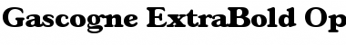 Gascogne-ExtraBold Regular Font