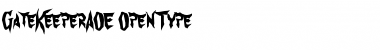 GateKeeperAOE Regular Font