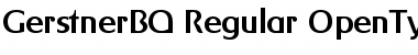 Gerstner BQ Regular Font