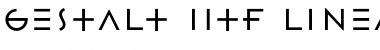 Gestalt HTF-Linear-Light Font