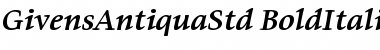 Givens Antiqua Std Font