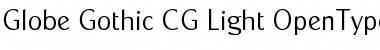 Globe Gothic CG Light Regular Font
