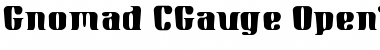 Gnomad-CGauge Regular Font