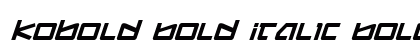 Kobold Bold Italic Bold Italic