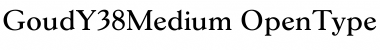 GoudY38Medium Font