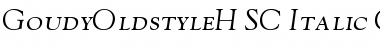 GoudyOldstyleH-SC-Italic Regular Font
