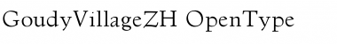 GoudyVillage ZH Font