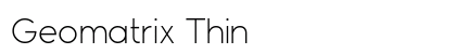 Geomatrix Thin Preview