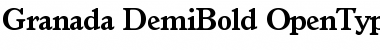 Granada-DemiBold Regular Font