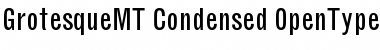 Grotesque MT Condensed Font