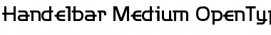Handelbar Medium Font