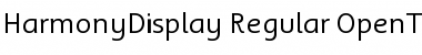 HarmonyDisplay Font