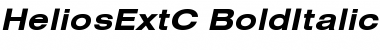HeliosExtC Bold Italic
