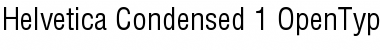 Helvetica Condensed Medium