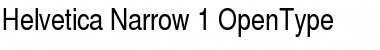 Helvetica Narrow