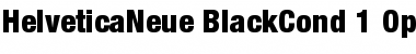 Helvetica Neue 97 Black Condensed