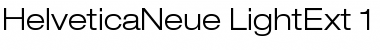 Helvetica Neue 43 Light Extended Font