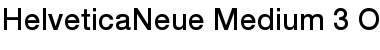 Helvetica Neue 65 Medium Font