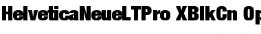 Helvetica Neue LT Pro 107 Extra Black Condensed