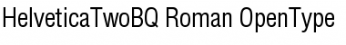 Helvetica 2 BQ Regular Font