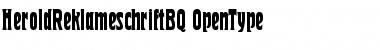 Herold Reklameschrift BQ Font