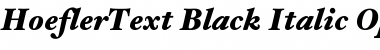 HoeflerText-Black-Italic Regular