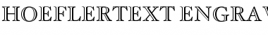 HoeflerText Engraved-Two Font