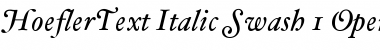 Download HoeflerText-Italic-Swash Font