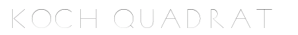 Koch Quadrat Inline Regular Font Preview
