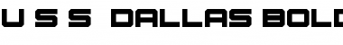 Download U.S.S. Dallas Bold Font