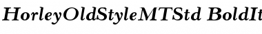Horley Old Style MT Std Bold Italic Font