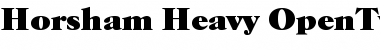 Download Horsham-Heavy Font