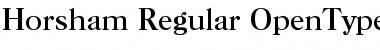 Horsham-Regular Regular Font