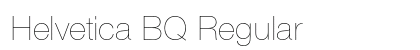 Helvetica BQ Regular Preview