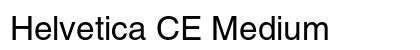 Helvetica CE Medium font free download