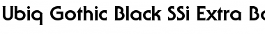 Download Ubiq Gothic Black SSi Font