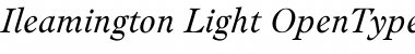Ileamington Light Font