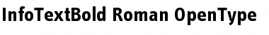 InfoTextBold Roman Font