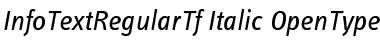 InfoTextRegularTf Font