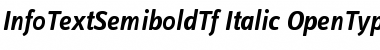 InfoTextSemiboldTf Italic