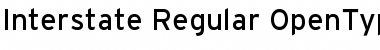 Interstate-Regular Regular Font