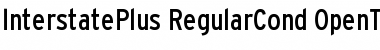 InterstatePlus Regular Cond Font