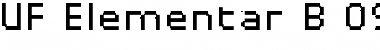 UF Elementar B 09.11.3 a Regular Font