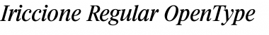 Iriccione Regular Font