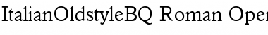 Italian Old Style BQ Regular Font