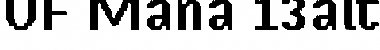 UF Mana-13alt Font